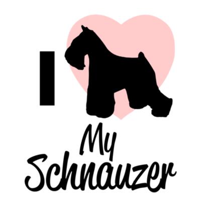  I love my Schnauzer - Camisetas Personalizadas Mujer Design