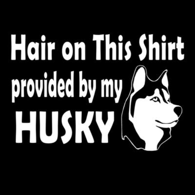 Hair On this Shirt provided by my Husky - Camisetas Personalizadas Design
