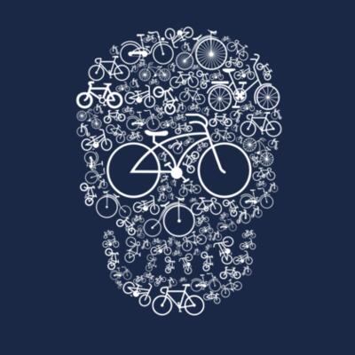 Calavera de bicicletas - Camisetas Manga Larga Design