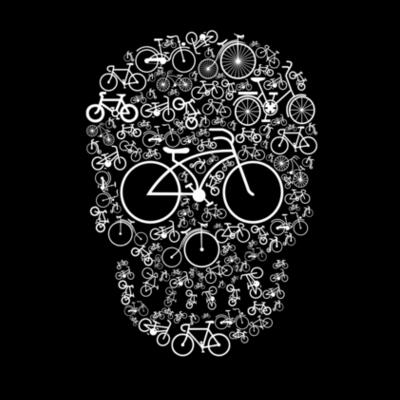 Calavera de bicicletas - Camisetas Personalizadas Design