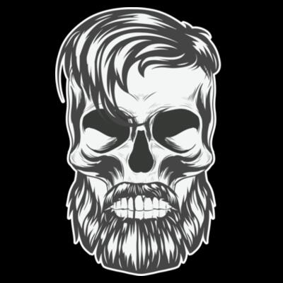 Camiseta Negra Skull Buccaneers (por ParanoiaRecords) Design