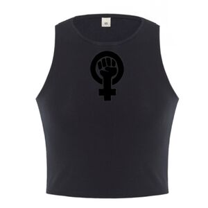 Camiseta Top Corto de Mujer Thumbnail